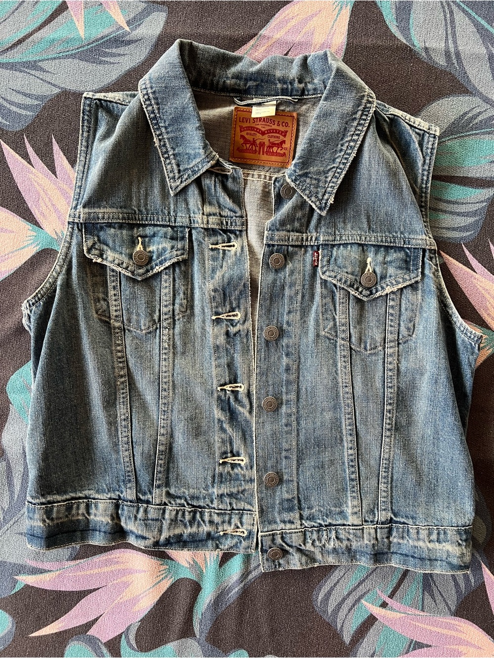 Levi's Shrunken 90s Trucker Vest